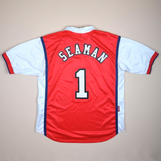 Arsenal 1998 - 1999 Home Shirt #1 Seaman (Very good) L
