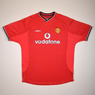 Manchester United 2000 - 2002 Home Shirt (Good) XXL