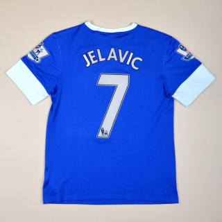 Everton 2012 - 2013 Home Shirt #7 Jelavic (Good) M