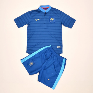 France 2012 - 2013 Home Full Kit Shirt+Shorts (Very good) YS