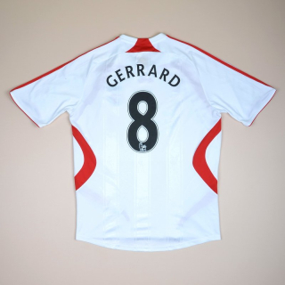 Liverpool 2007 - 2008 Away Shirt #8 Gerrard (Good) XL