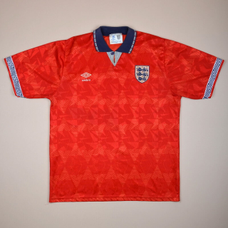 England 1990 - 1993 Away Shirt (Good) S