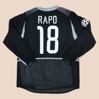 FC Basel 2002 - 2003 Match Issue Signed Goalkeeper Shirt #18 Rapo (Excellent) XL