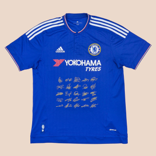 Chelsea 2015 - 2016 'Signed' Home Shirt (Very good) L