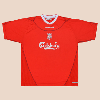 Liverpool 2002 - 2004 Home Shirt (Very good) XL