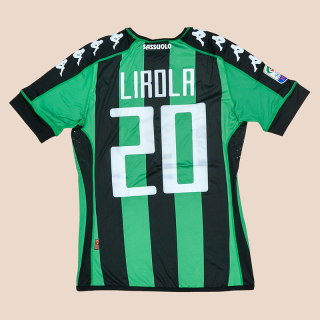 Sassuolo 2016 - 2017 Match Issue Home Shirt #20 Lirola (Excellent) L