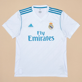 Real Madrid 2017 - 2018 Home Shirt (Very good) L
