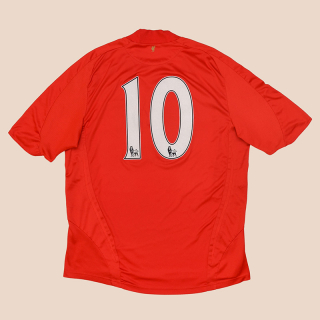 Liverpool 2008 - 2010 Match Issue Home Shirt #10 (Not bad) XL