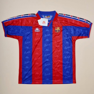 Barcelona 1995 - 1997 'BNWT' Home Shirt (New with tags) XL