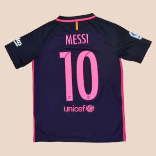 Barcelona 2016 - 2017 Away Shirt #10 Messi (Very good) YXL