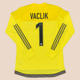 FC Basel 2015 - 2016 Match Issue Goalkeeper Shirt #1 Vaclik (Good) M (6)
