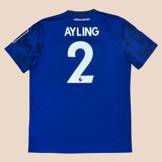 Leeds United 2021 - 2022 Away Shirt #2 Ayling (Excellent) L