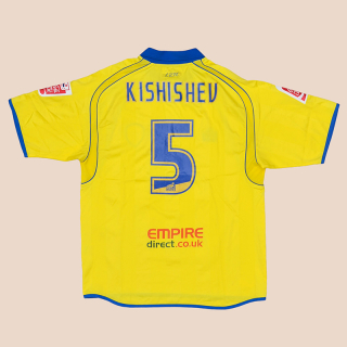 Leeds United 2006 - 2007 Match Issue Away Shirt #5 Kishishev (Very good) L