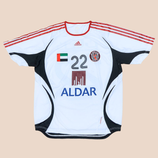 Al Jazira 2006 - 2007 Match Issue Home Shirt #22 (Very good) L