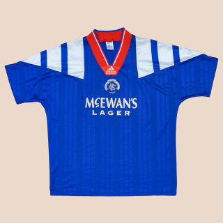 Rangers 1992 - 1994 Home Shirt (Bad) L