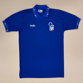 Italy 1992 - 1993 Home Shirt (Good) YXL