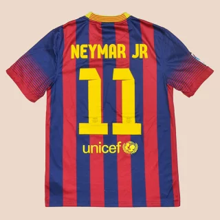Barcelona 2013 - 2014 Home Shirt #11 Neymar (Good) S