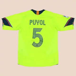 Barcelona 2006 - 2007 Third Shirt #5 Puyol (Good) M