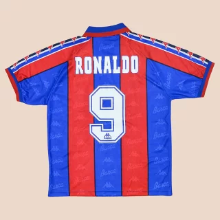 Barcelona 1995 - 1997 Home Shirt #9 Ronaldo (Very good) M