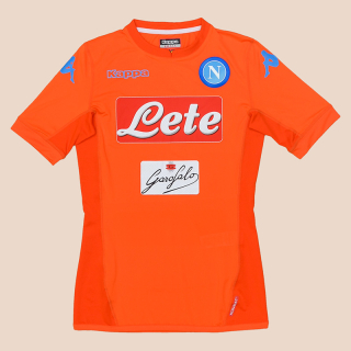 Napoli 2017 - 2018 Player Issue Goalkeeper Shirt (Excellent) S