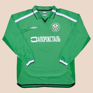 Metalurg Zaporizhya 2002 - 2003 Match Worn Away Shirt #3 (Excellent) XL