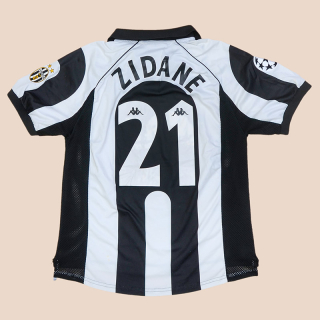 Juventus 1997 - 1998 Home Shirt #21 Zidane (Very good) L