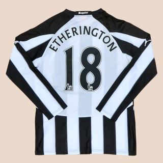 Newcastle 2010 - 2011 Home Shirt #18 Etherington (Very good) S