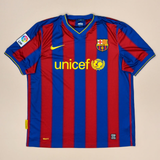 Barcelona 2009 - 2010 Home Shirt (Very good) L