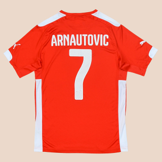 Austria 2014 - 2015 Home Shirt #7 Arnautovic (Excellent) S
