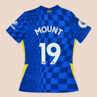 Chelsea 2021 - 2022 Home Shirt #19 Mount (Excellent) S women