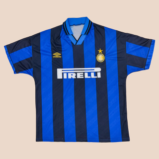 Inter Milan 1995 - 1996 Home Shirt (Good) XXL