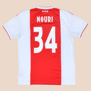 Ajax 2018 - 2019 Home Shirt #34 Nouri (Good) M