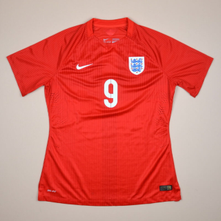 England 2014 - 2015 Match Issue Women Away Shirt #9 (Excellent) L