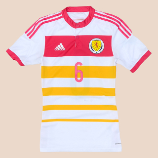 Scotland 2014 - 2015 Match Issue Away Shirt #6 (Very good) S (4)