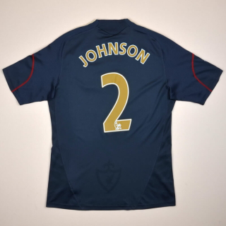 Liverpool 2009 - 2010 Away Shirt #2 Johnson (Very good) S