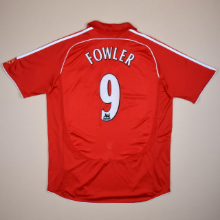 Liverpool 2006 - 2007 Home Shirt #9 Fowler (Very good) XL