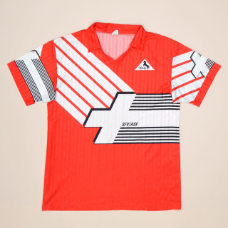 Switzerland  1990 - 1992 Home Shirt (Good) L