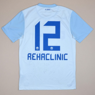 FC Zurich 2012 - 2013 Signed Home Shirt #12 Rehaclinic (Very good) S