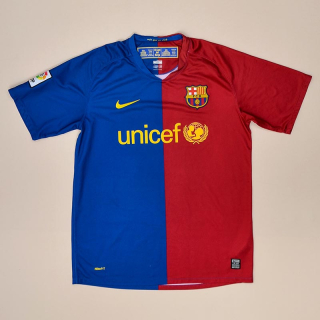 Barcelona 2008 - 2009 Home Shirt (Very good) M