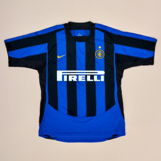 Inter Milan 2003 - 2004 Home Shirt (Very good) M