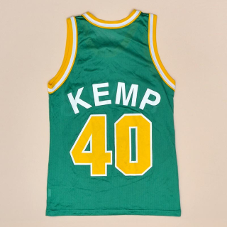  Seattle Supersonics NBA Basketball Shirt #40 Kemp (Very good) S