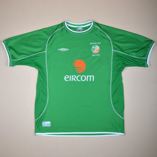 Ireland 2002 - 2003 'World Cup' Home Shirt (Very good) L