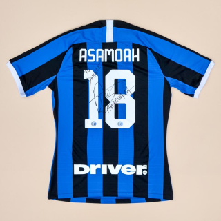 Inter Milan 2019 - 2020 Match issue Home Shirt #18 Asamoah (Excellent) L
