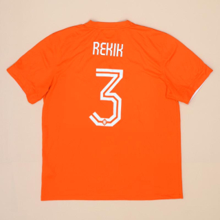 Holland 2014 - 2015 Home Shirt #3 Rekik (Very good) XL