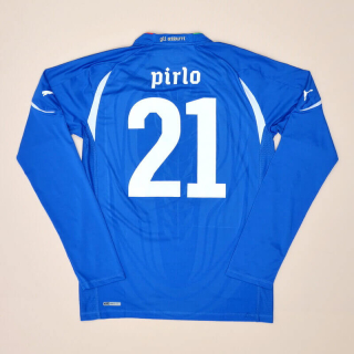 Italy 2010 - 2012 Player Issue Home Shirt #21 Pirlo (Excellent) XL