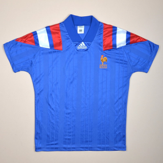 France 1992 - 1994 Home Shirt (Excellent) S