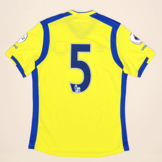 Everton 2016 - 2017 Match Worn Reserve Third Shirt #5 (Excellent) M