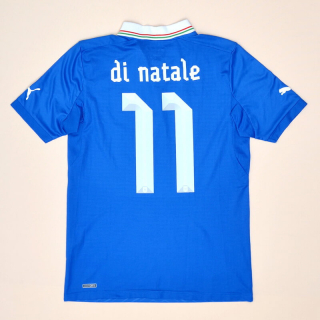 Italy 2012 - 2014 Home Shirt #11 Di Natale (Very good) S