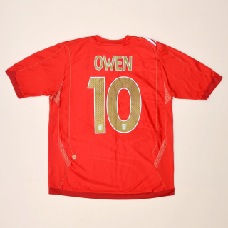 England 2006 - 2008 Away Shirt #10 Owen (Very good) L