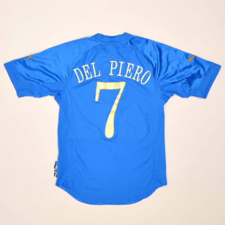 Italy 2004 - 2006 Home Shirt #7 Del Piero (Very good) S